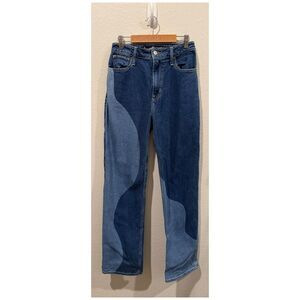 HOLLISTER Ultra High-Rise Wavy Pattern Dad Jeans